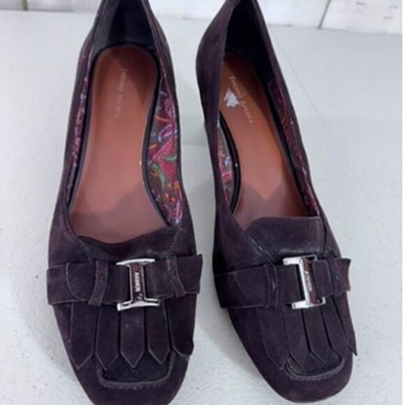 "ETIENNE AIGNER" Suede Brown, Heel, Cobbler Style, Size 11M,PLZ READ,FINAL SALE - Picture 1 of 10